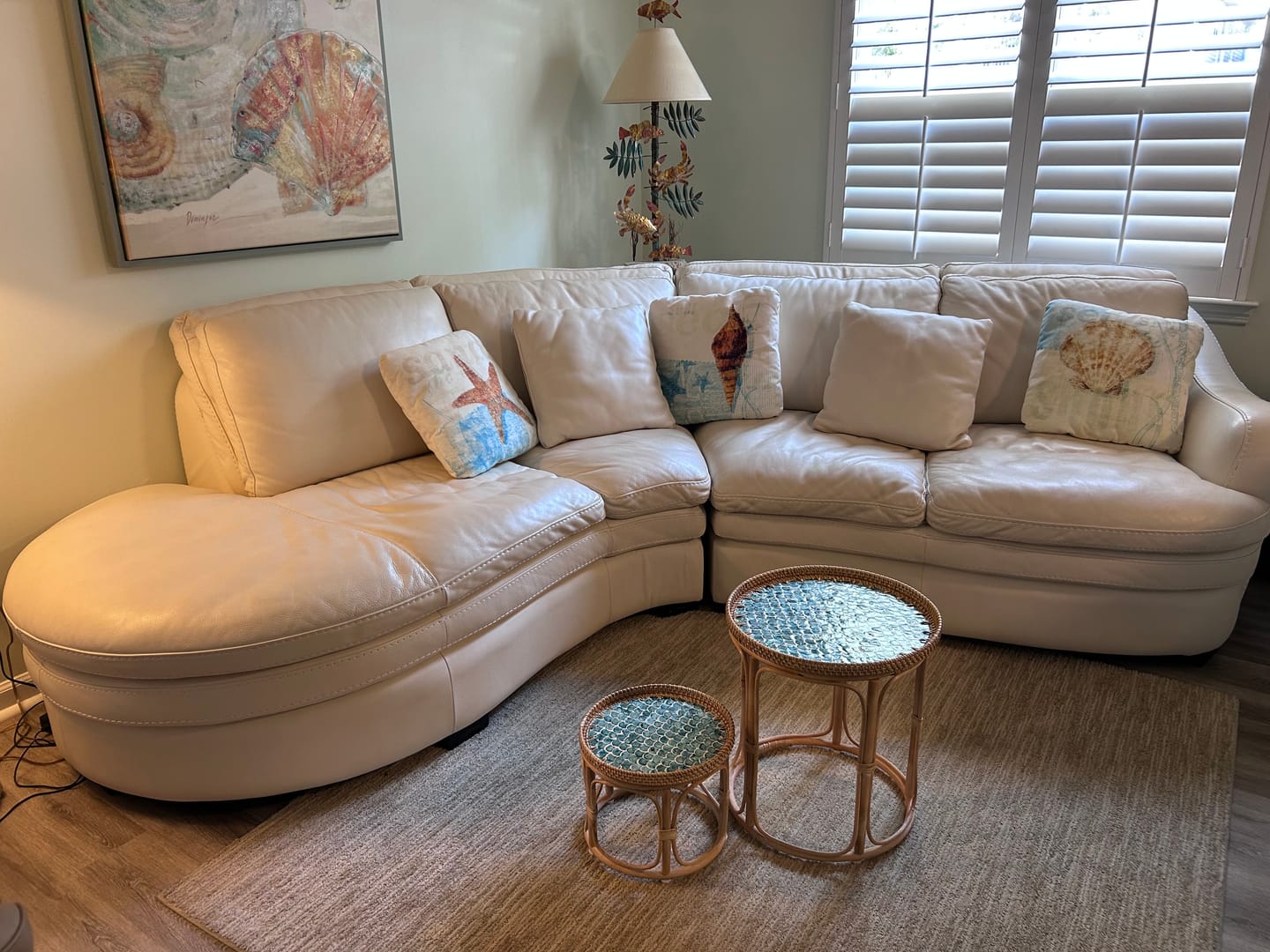 Customer photo review of Sirena Rattan Table Set