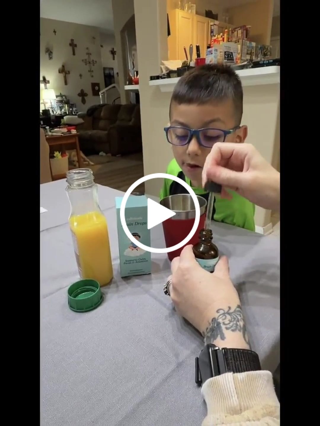 Customer video review of Brain Drops