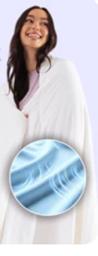 Customer photo review of CloudCool™ Cooling Comforter