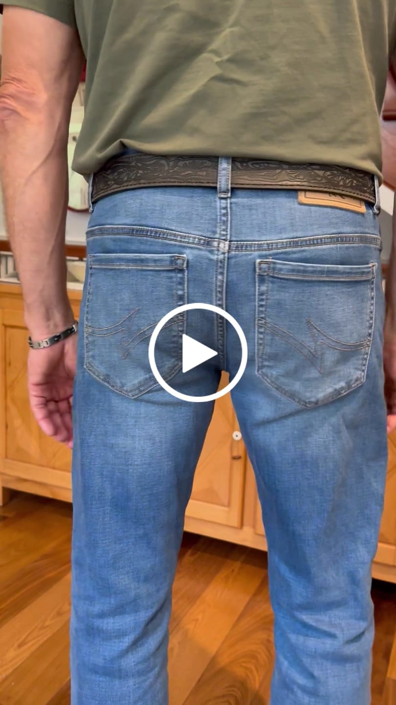 Customer video review of The Wayfarer Belt - Black Classic Western Embossed 100% Full Grain Leather Belt