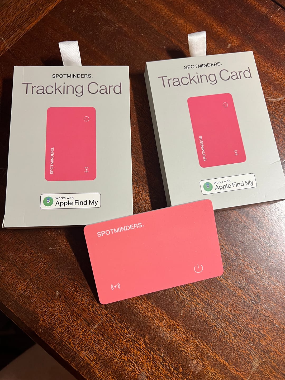 Customer photo review of SPOTMINDERS. Tracking Card