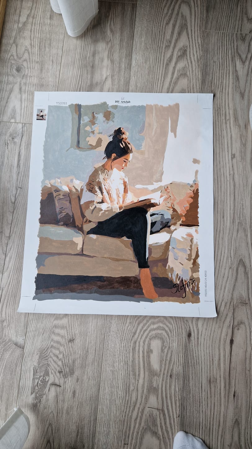 Customer photo review of Quiet moments | Paint by Number