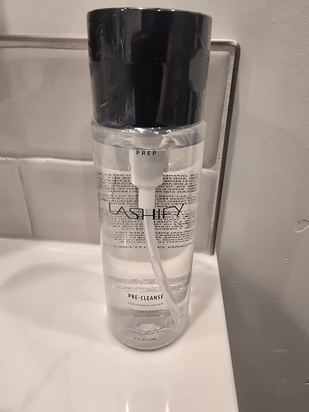 Customer photo review of Pre-Cleanse Cleansing Water
