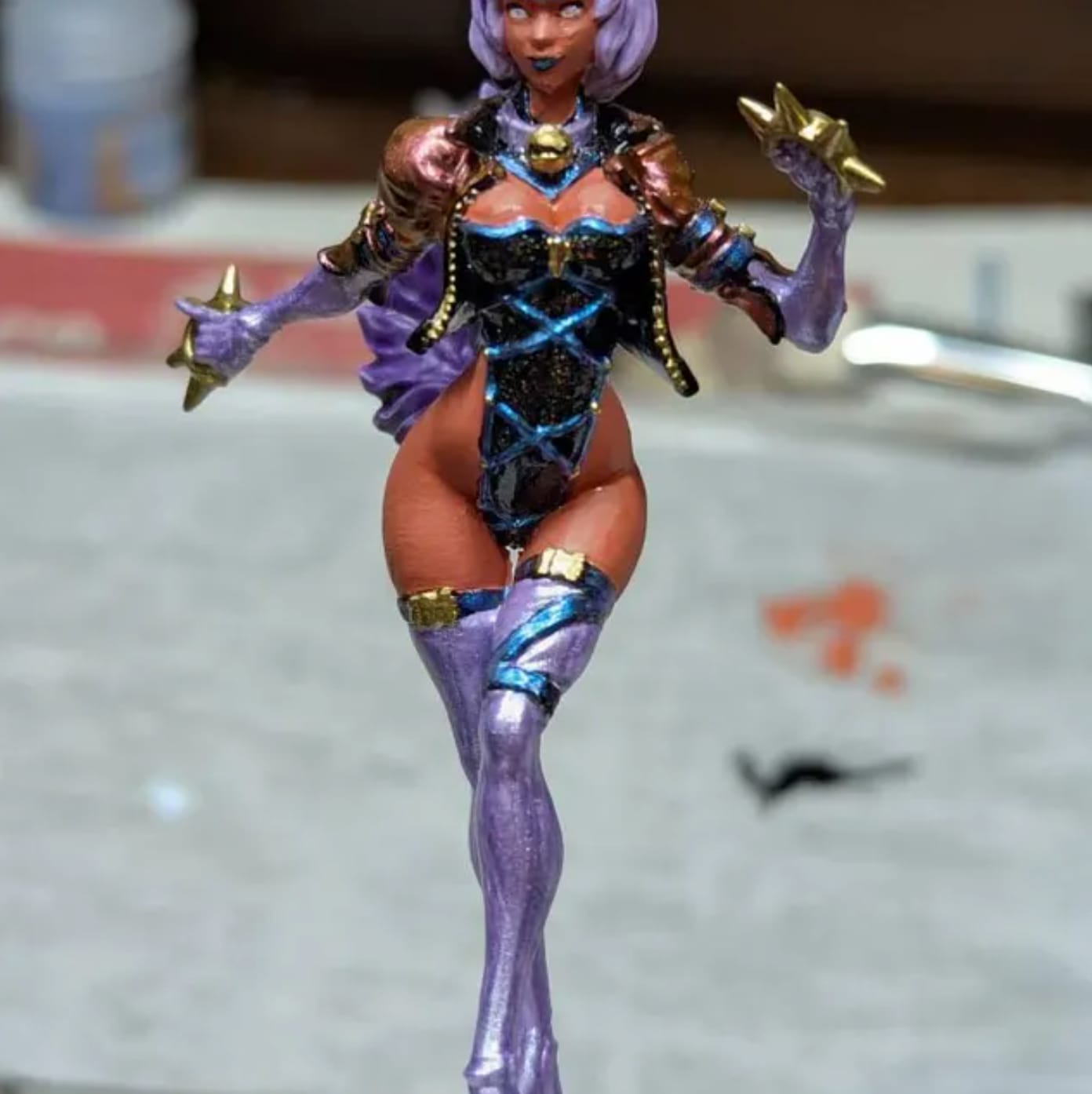 Customer photo review of Cat Girl Brawler - Cute Desktop Girl