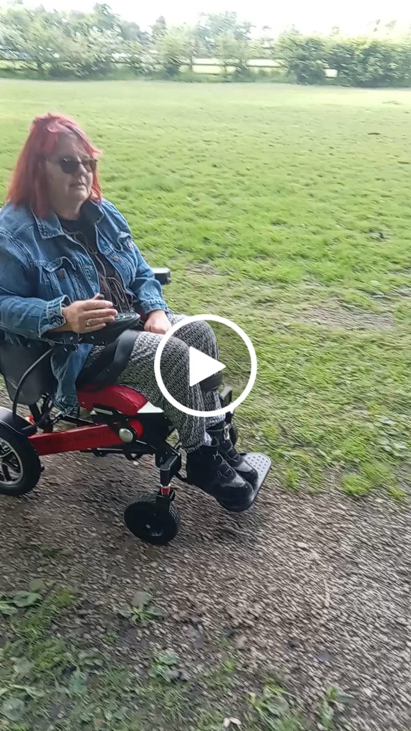 Customer video review of Lightweight Electric Wheelchair | Folding Powerchair | Freedom Pro ST