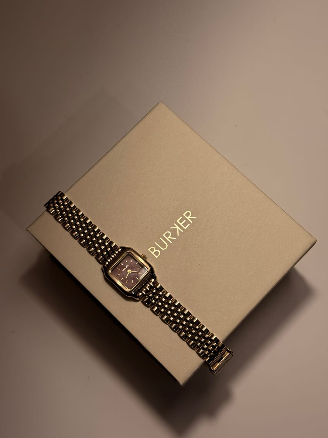 Customer photo review of Macy Petite Gold Burgundy