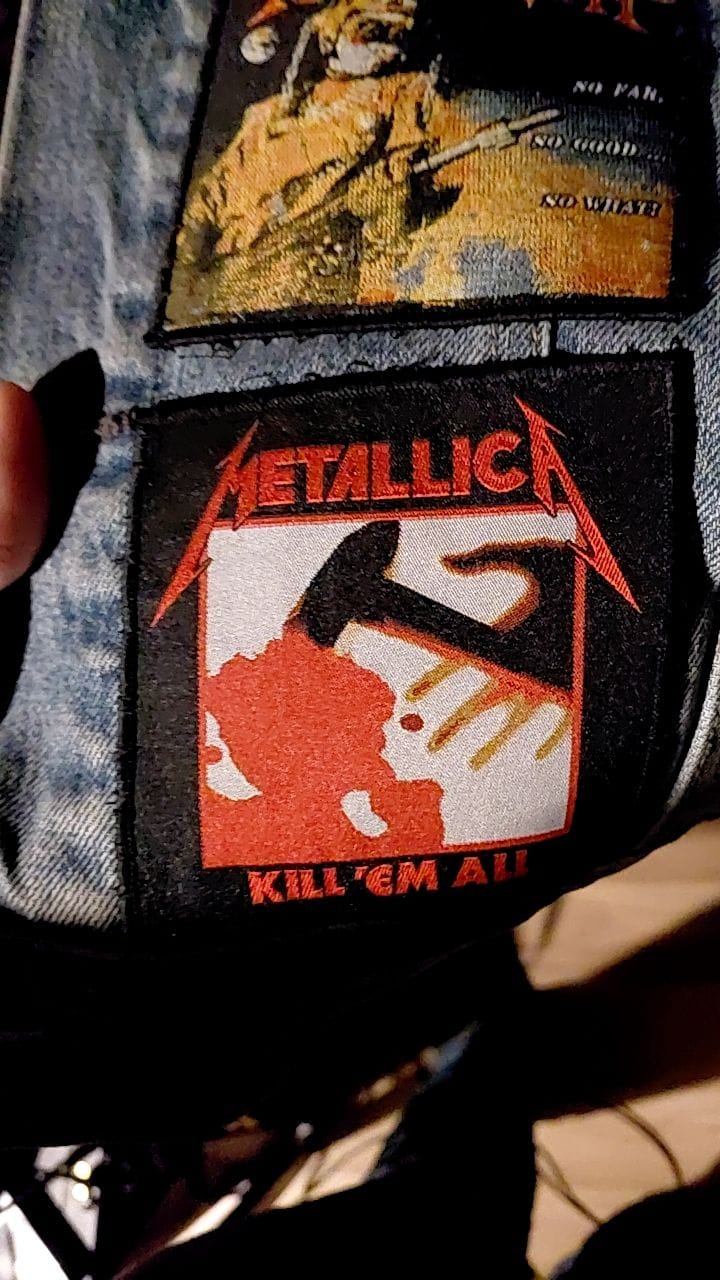 Customer photo review of Metallica - Kill 'Em All -  Square Patch