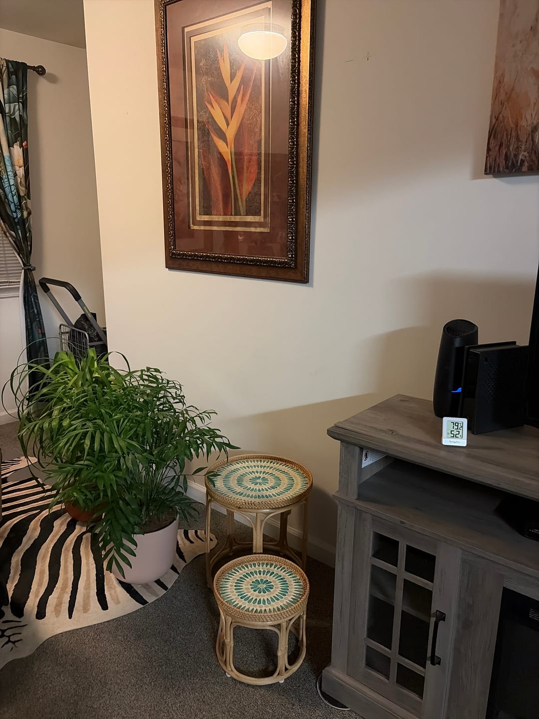 Customer photo review of Serene Rattan Table Set