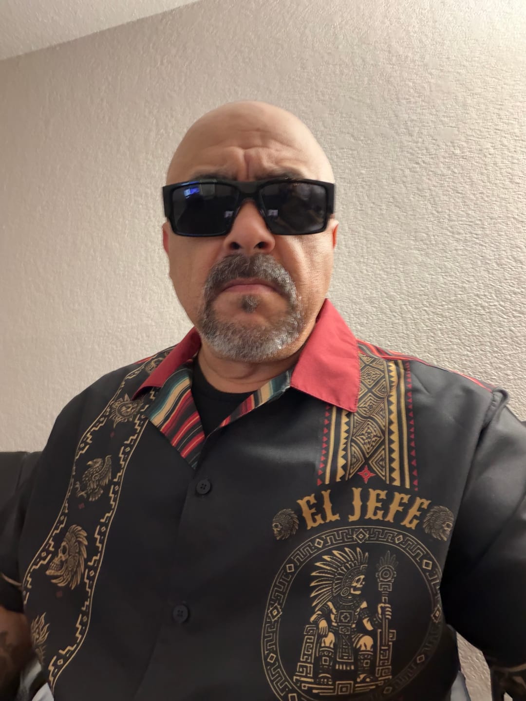 Customer photo review of El Jefe Azteca Guayabera