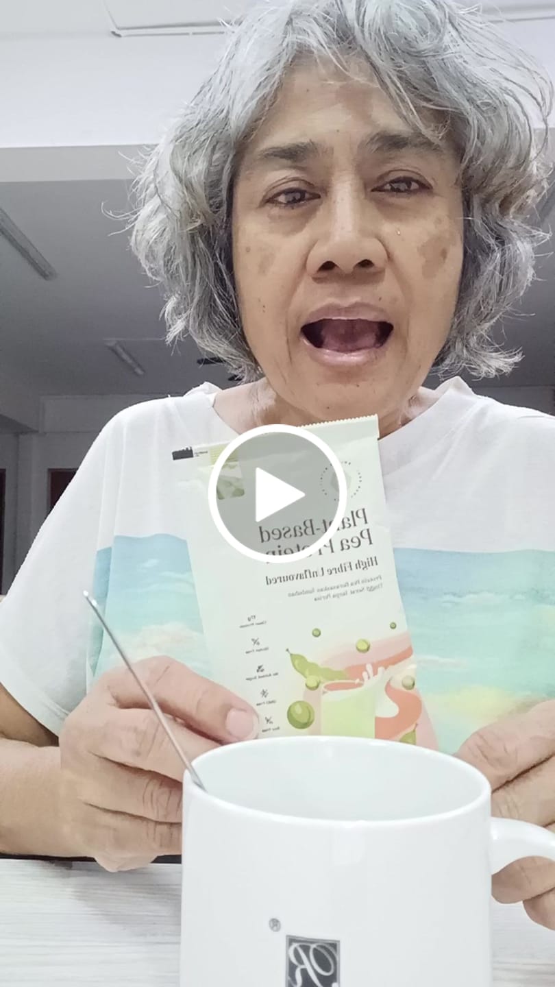 Customer video review of [Sachet] Pea Protein Isolate - Premium Matcha