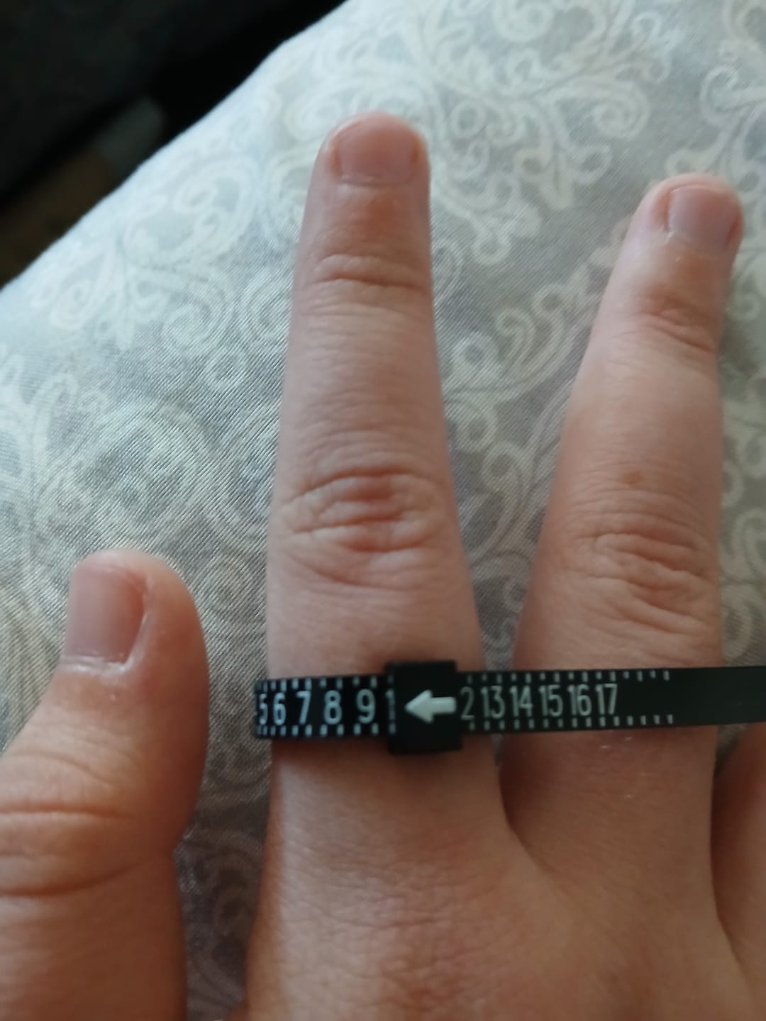 Customer photo review of FREE RING SIZER