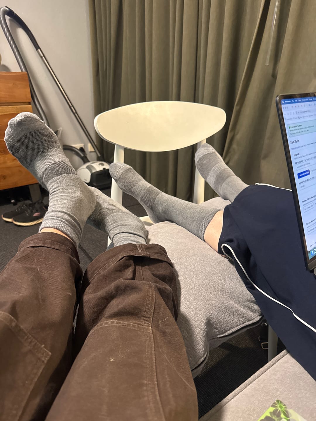 Customer photo review of Crew Socks