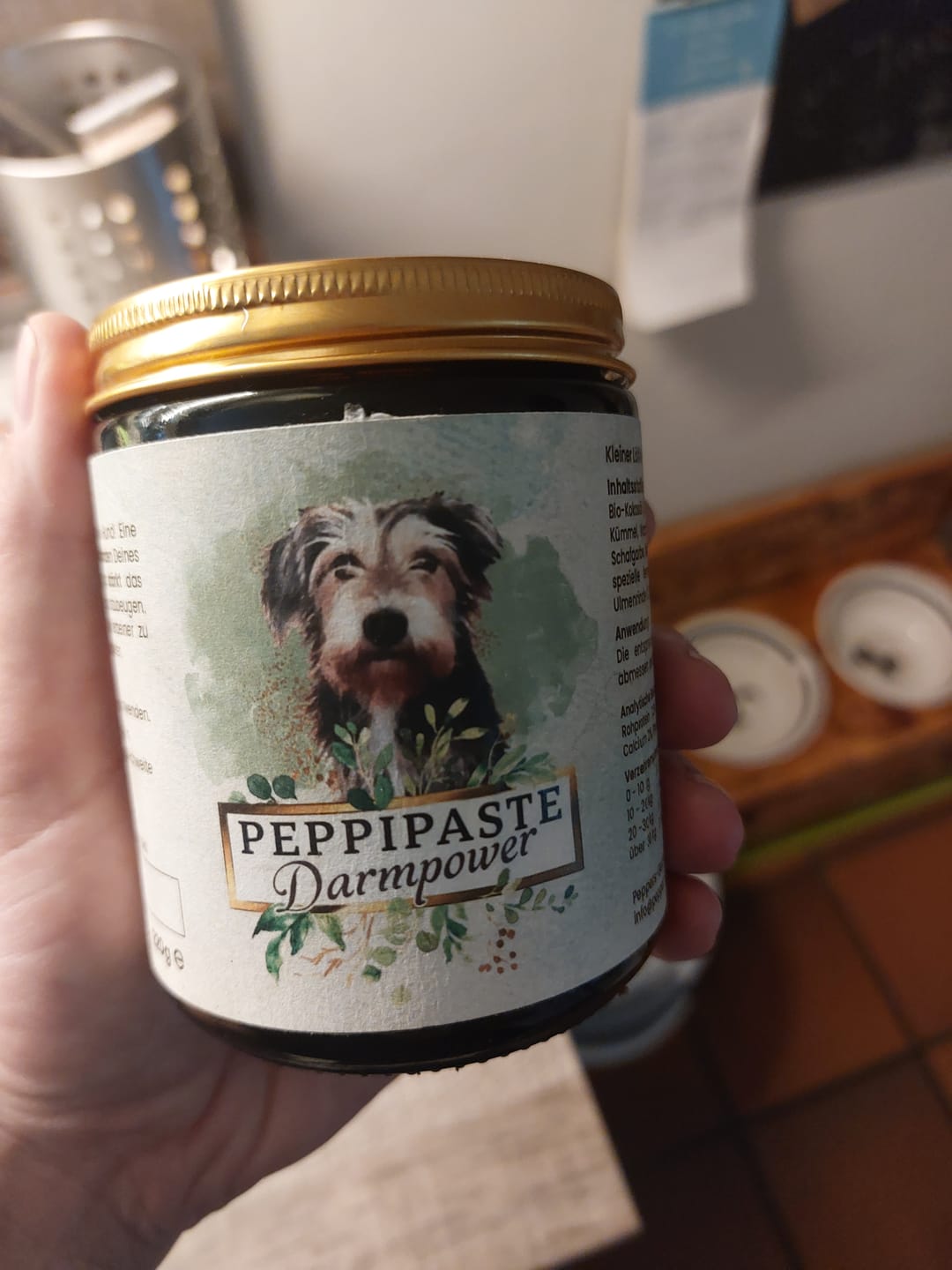 Customer photo review of PeppiPaste - Darmpower | Natürliche Darmpflege für Hunde | 220g
