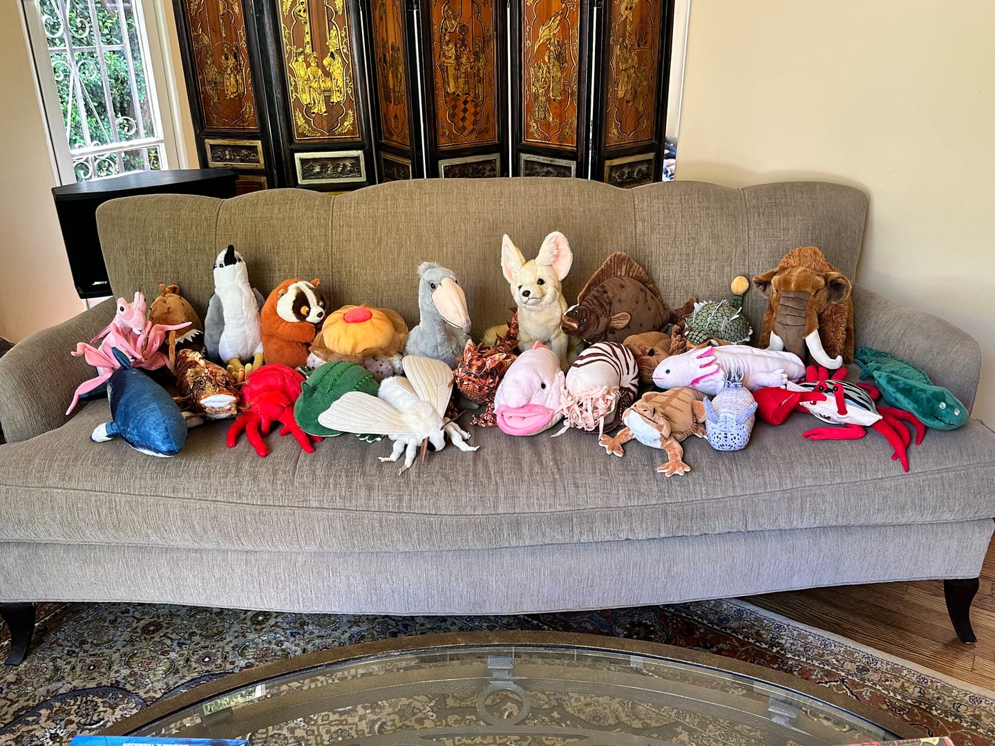 Customer photo review of Red Velvet Mite Soft Stuffed Plush Toy