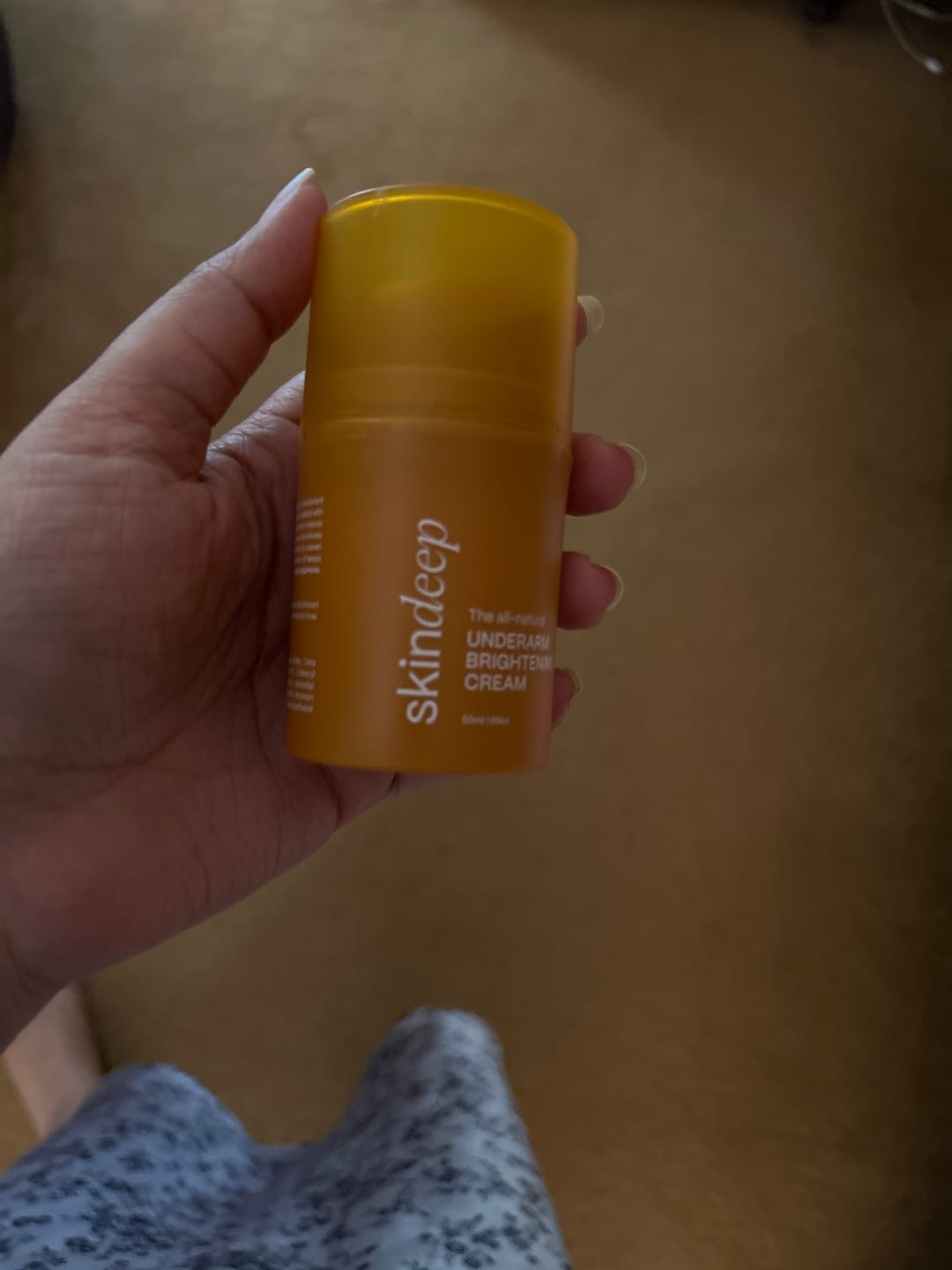 Customer photo review of THE ALL-NATURAL UNDERARM BRIGHTENING CREAM