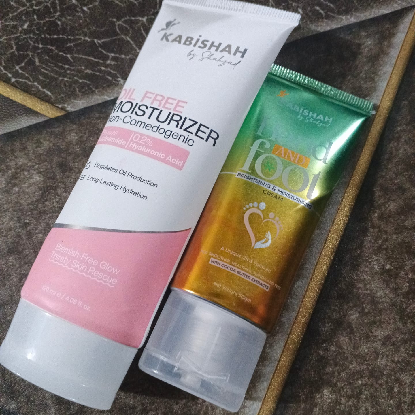 Customer photo review of Hand & foot Brightening and Moisturizing Cream Buy 1 Get 1 Free