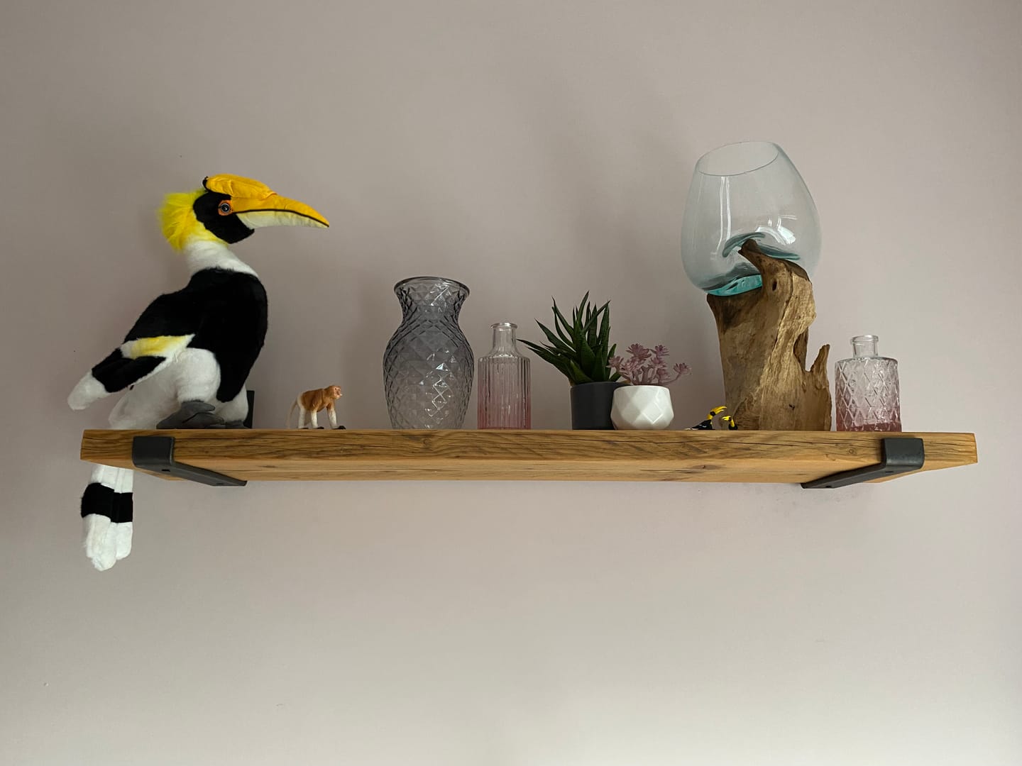 Customer photo review of Great Hornbill Bird Soft Stuffed Plush Toy