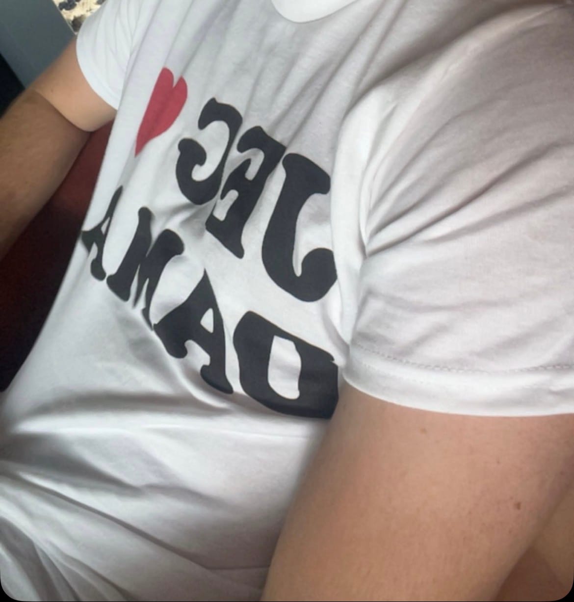 Customer photo review of JEG HJERTE DAMA - T-SKJORTE