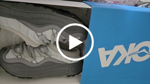 Customer video review of HOKA ONE ONE Ora Primo STARDUST/SATELLITE GREY 1141570-SSTST