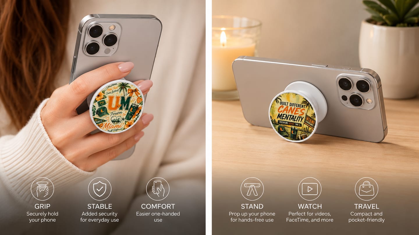 Customer photo review of Free Popsocket Design Template