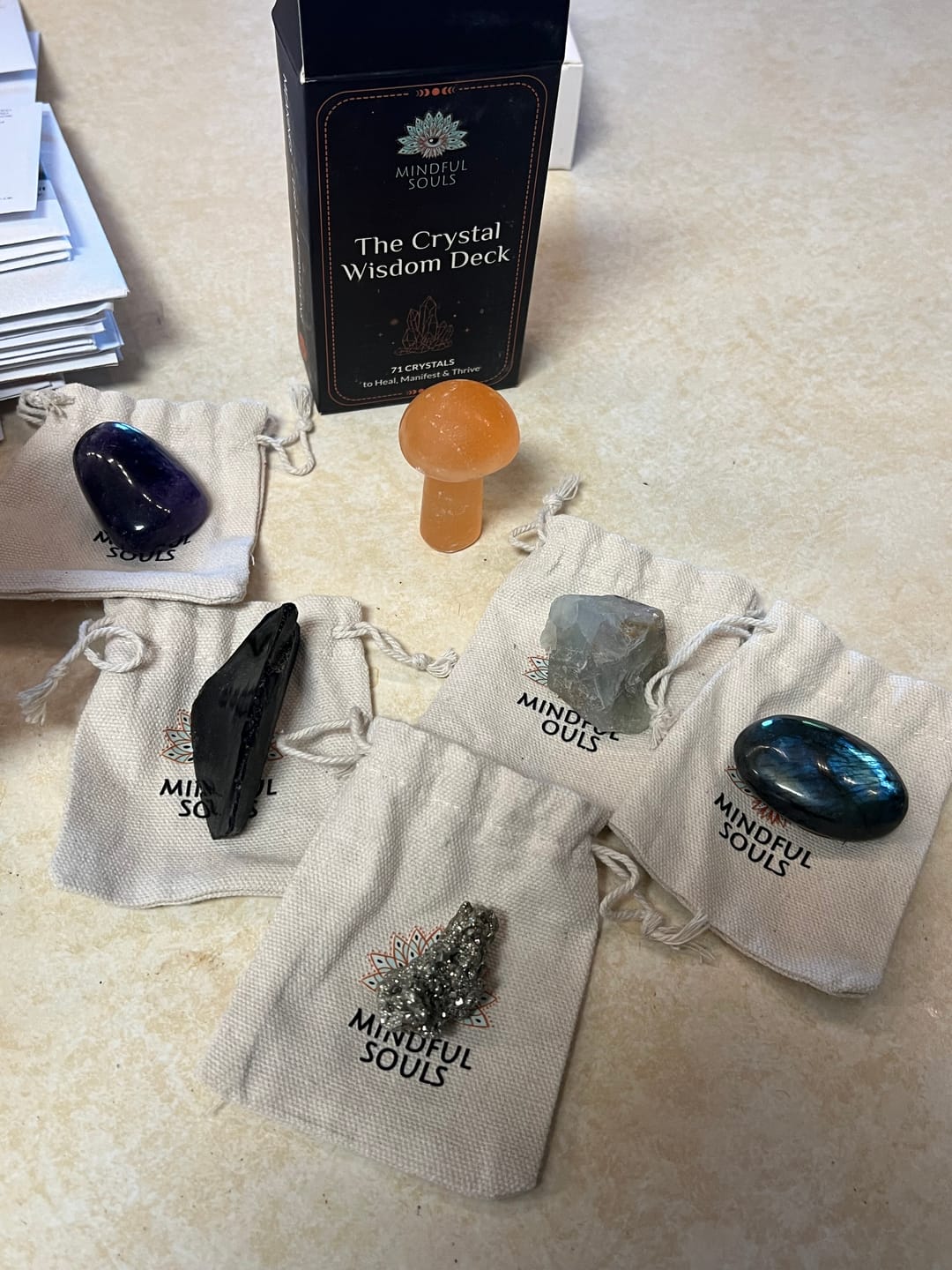 Customer photo review of Crystal Subscription Box