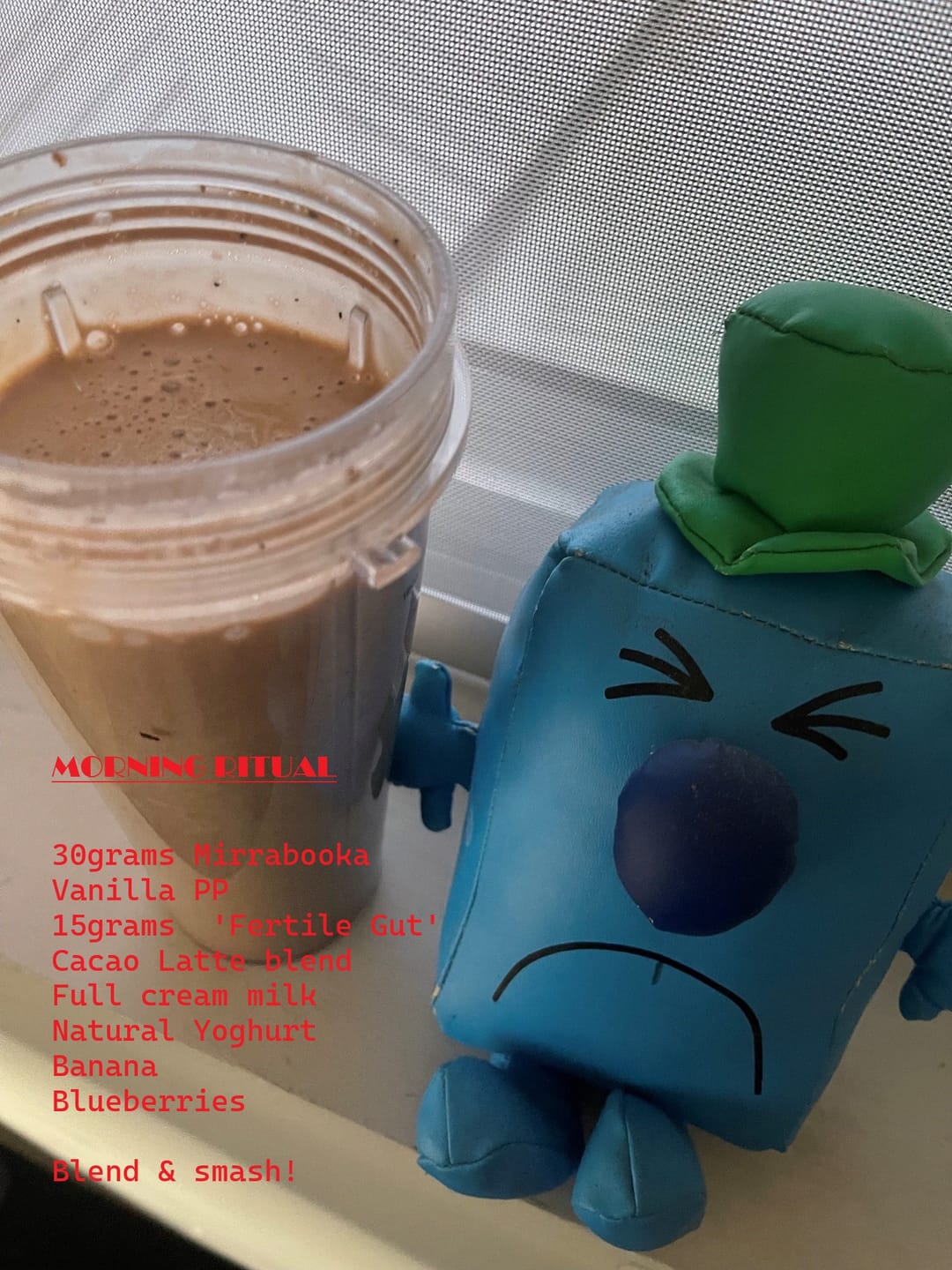 Customer photo review of Grass Fed Whey Protein Vanilla 2.5kg (83 servings)