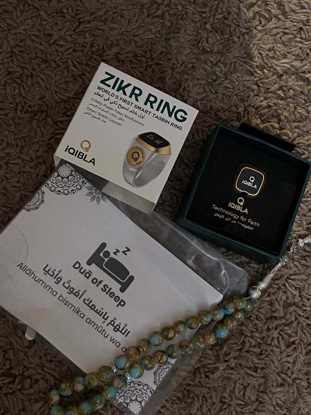 Customer photo review of Set of 13 Duaa Transparent Stickers