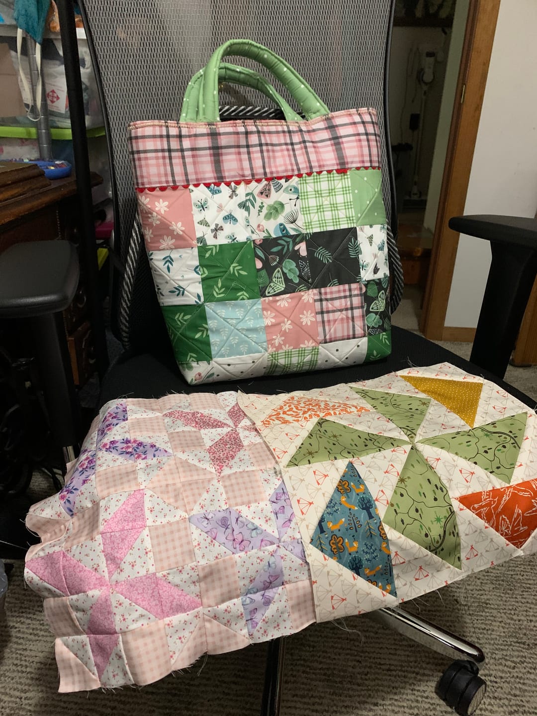 Customer photo review of Mrs Quilty Subscription Box