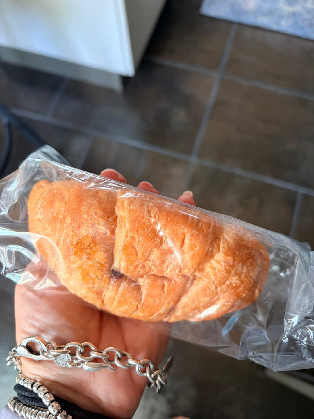 Customer photo review of 15 Cornetti proteici ripieni di crema alla nocciola
