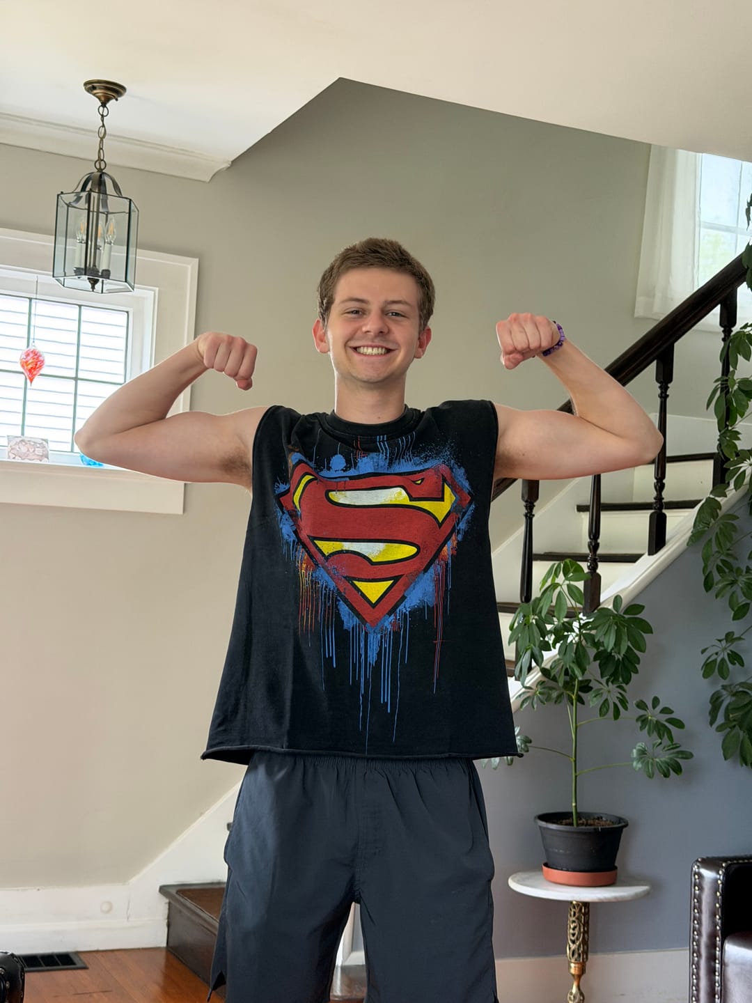 Customer photo review of 3004 - Superman Cut-Offs