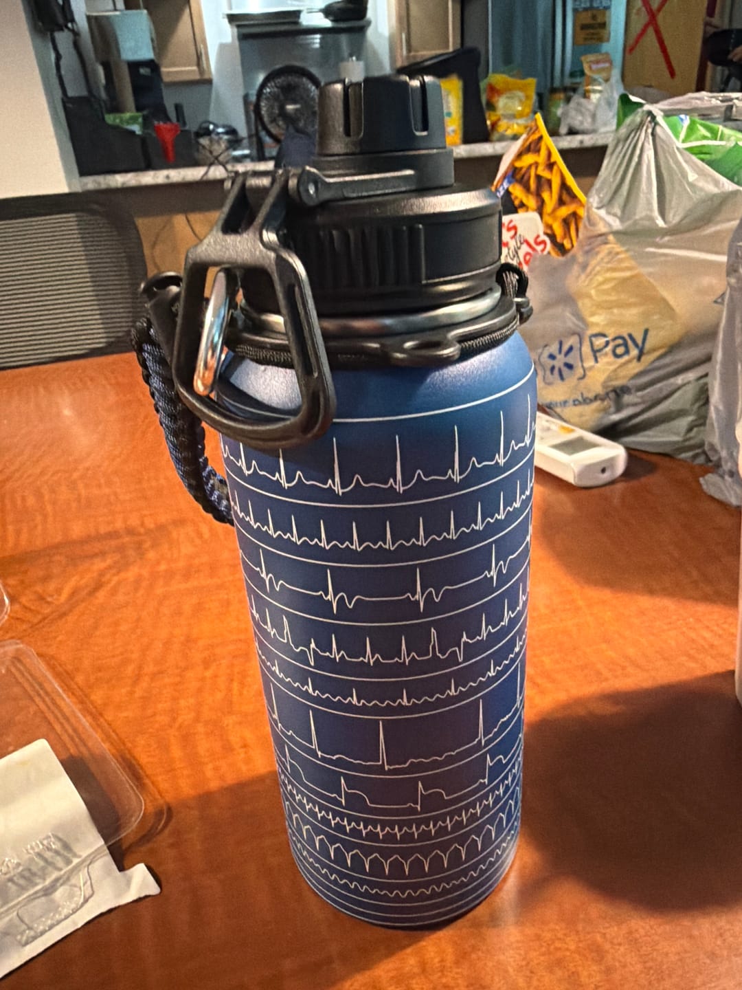 Customer photo review of EKG Water Bottle (32oz)