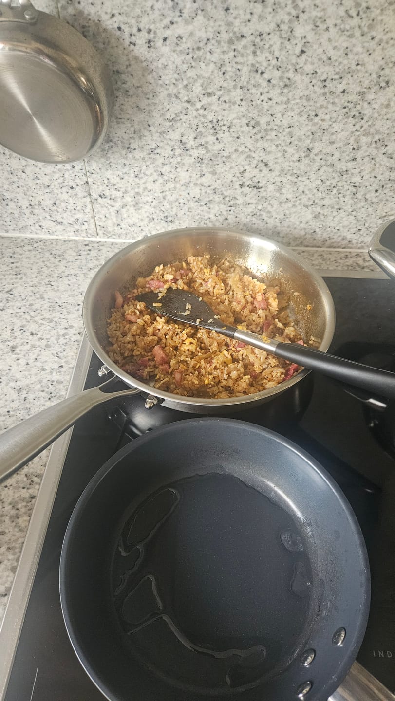 Customer photo review of Gehämmerte Titanpfanne