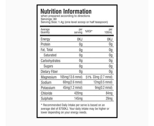 Customer photo review of Edge OceanTrace Electrolyte Mix 84g