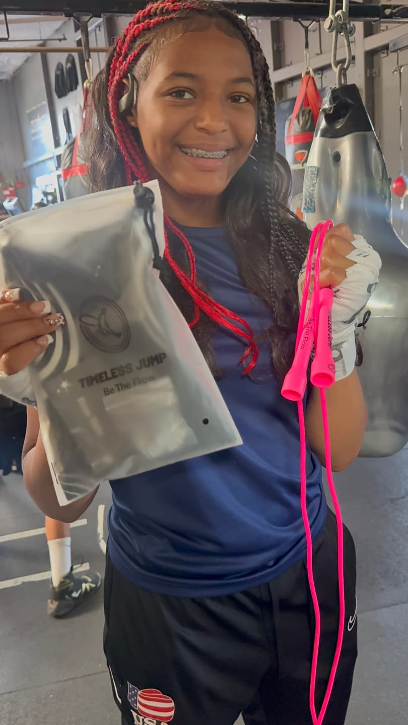 Customer photo review of Timeless Jump™ Rope - PVC | Candy Pink