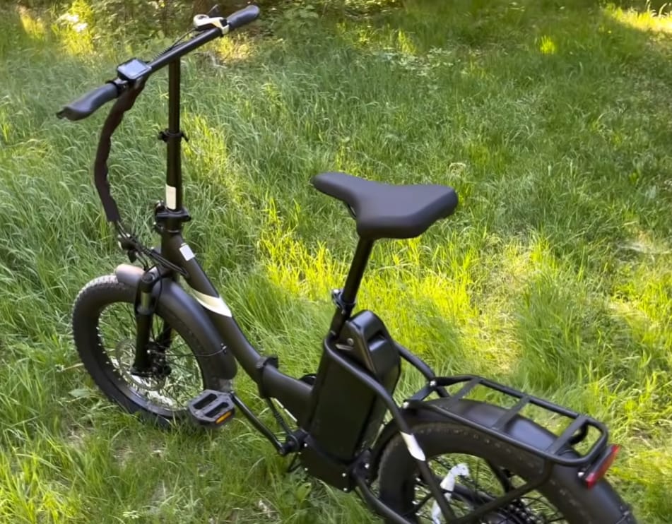 Customer photo review of Touroll S3/S3 Pro Folding Fat Tire Electric Bike