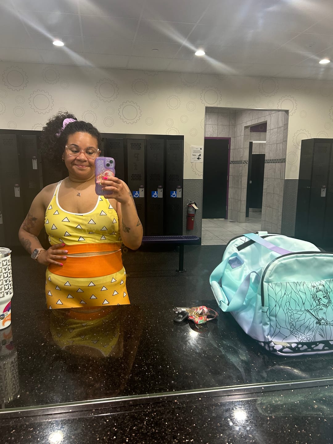 Customer photo review of Butterfly Duffel Bag