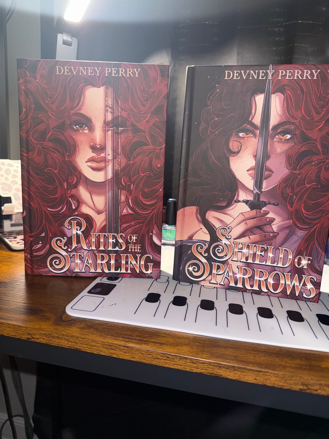Customer photo review of PS Hardcover SE Rites of the Starling by Devney Perry