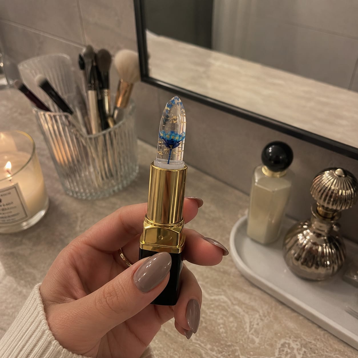 Customer photo review of Lippenstift Natur