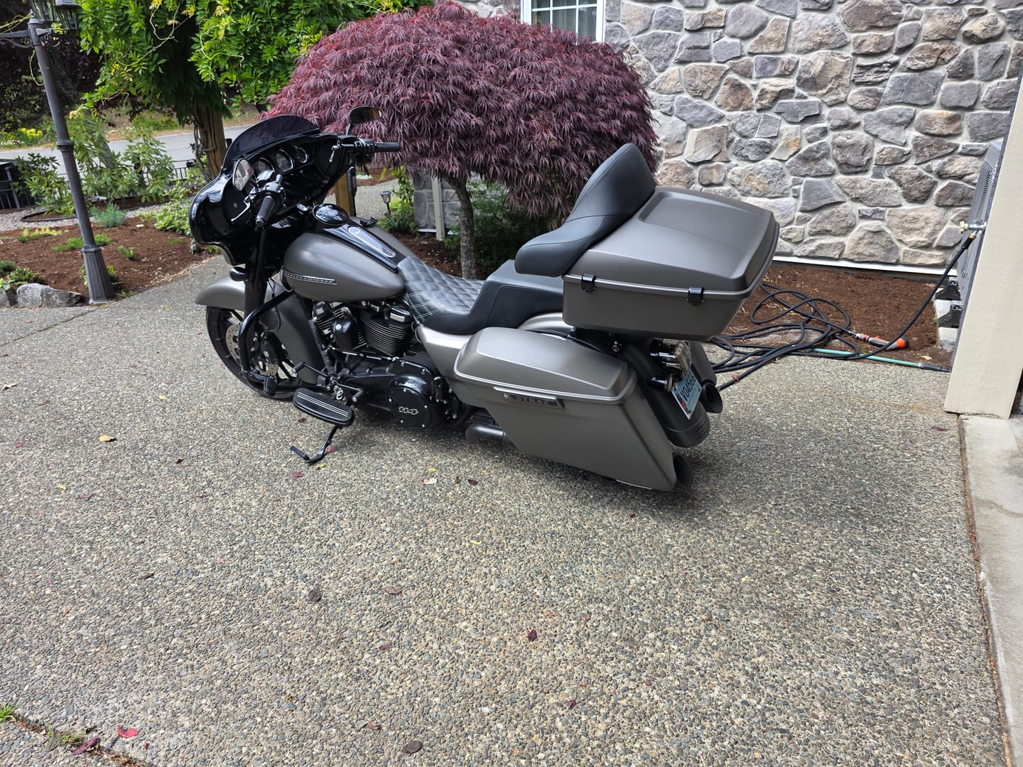 Customer photo review of Color Matched Detachable King Tour Trunk Pack Trunk Luggage | Mocardine