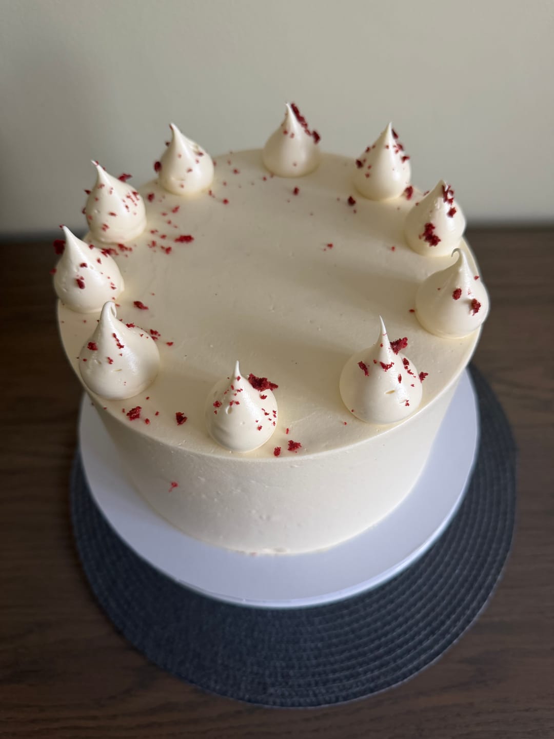 Customer photo review of Classic Red Velvet Cake