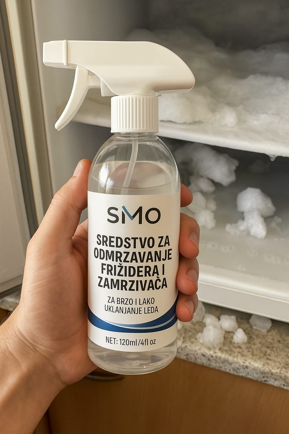 Customer photo review of Globetrek° DefrostingSpray: Bezbedan i efikasan sprej za odmrzavanje frižidera