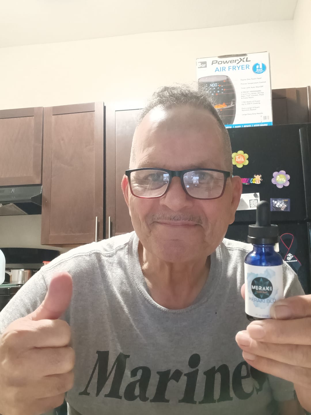 Customer photo review of Meraki Blu USP Grade Methylene Blue 150mg