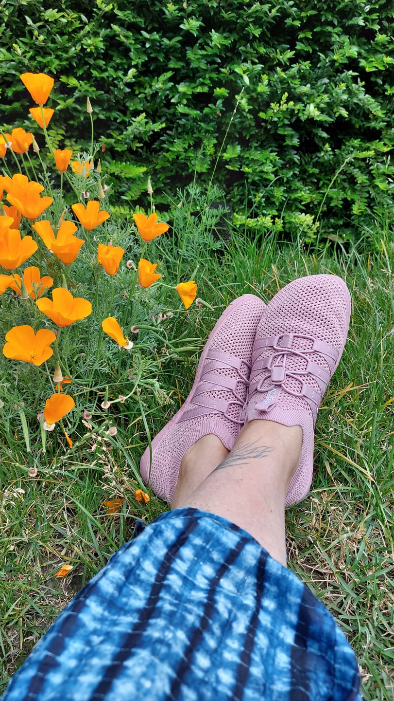 Customer photo review of Vaistoa Riemu | Knitted Barefoot Slip-ons