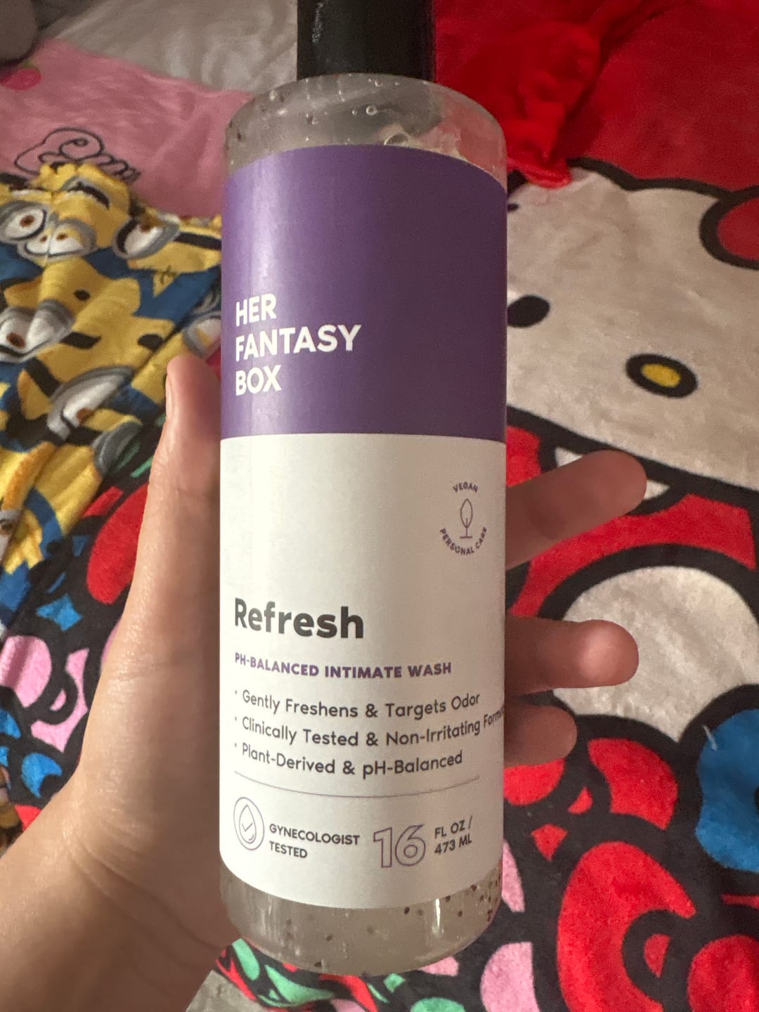 Customer photo review of Refresh Plant Based Intimate Body Wash for Women - pH Balancing