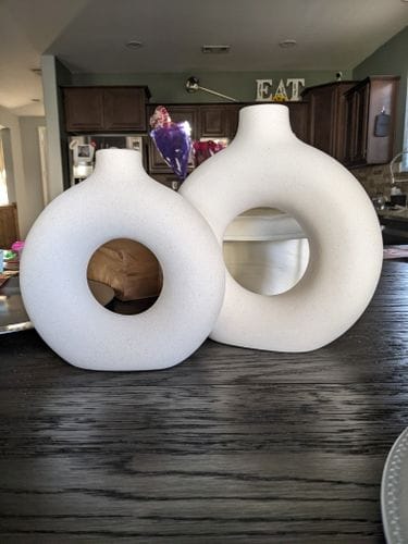 Customer photo review of Bloom Handmade Ceramic Vase