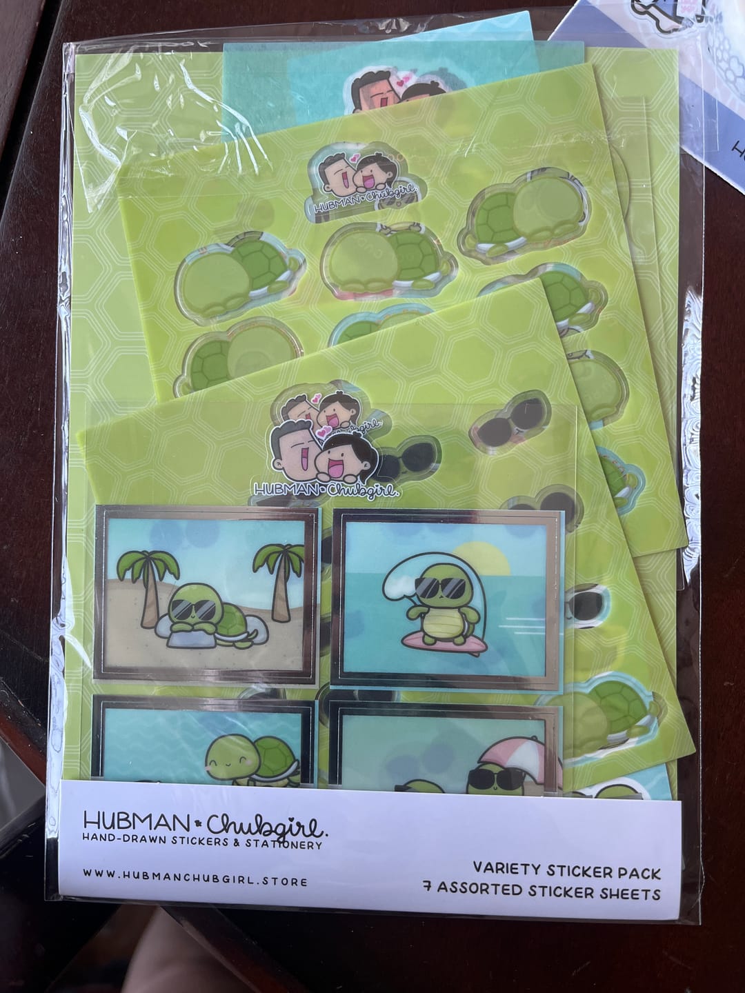 Customer photo review of Turtley Awesome Variety Sticker Pack