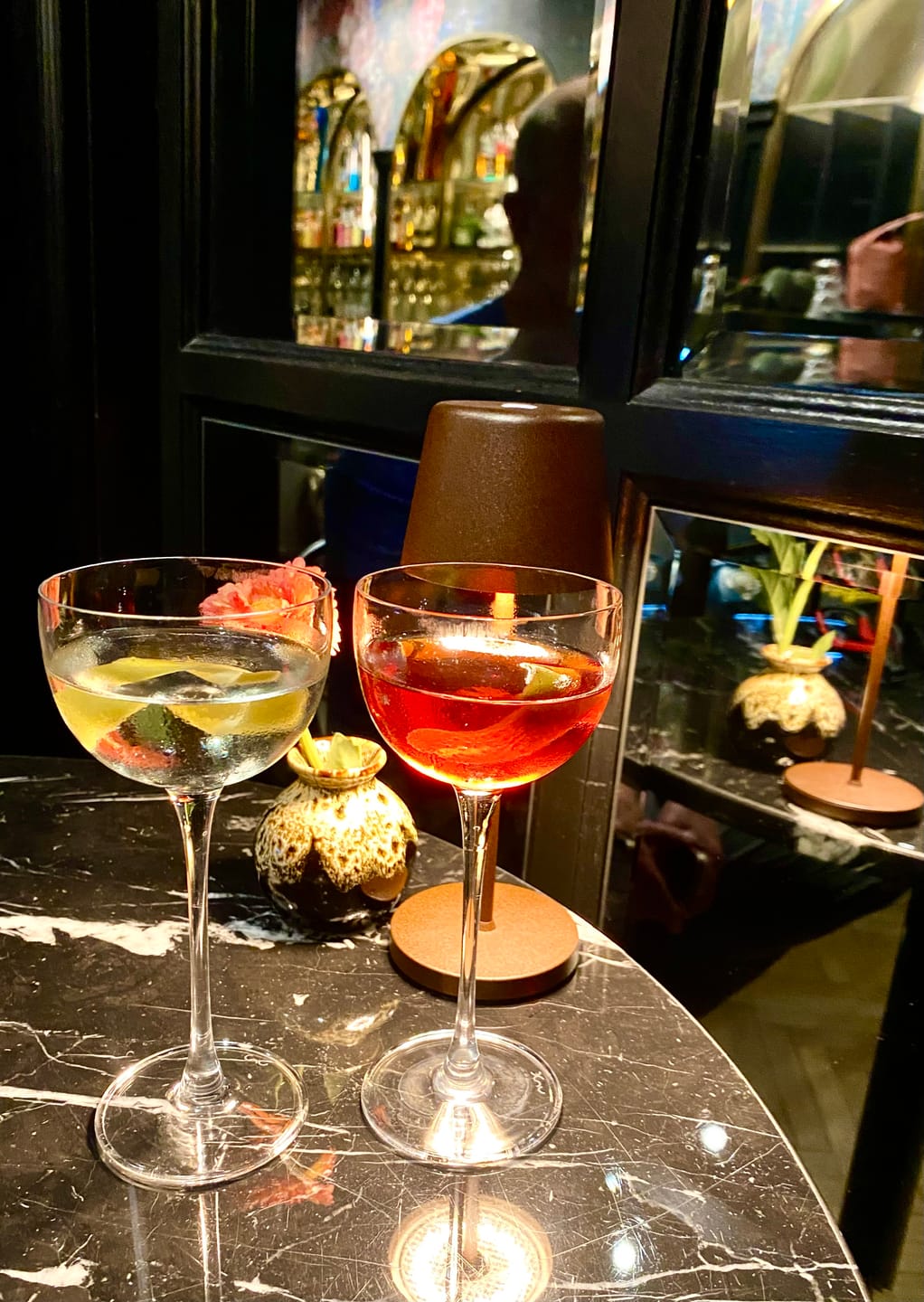 Customer photo review of Nick & Nora Ruby 140mL Cocktail Glass