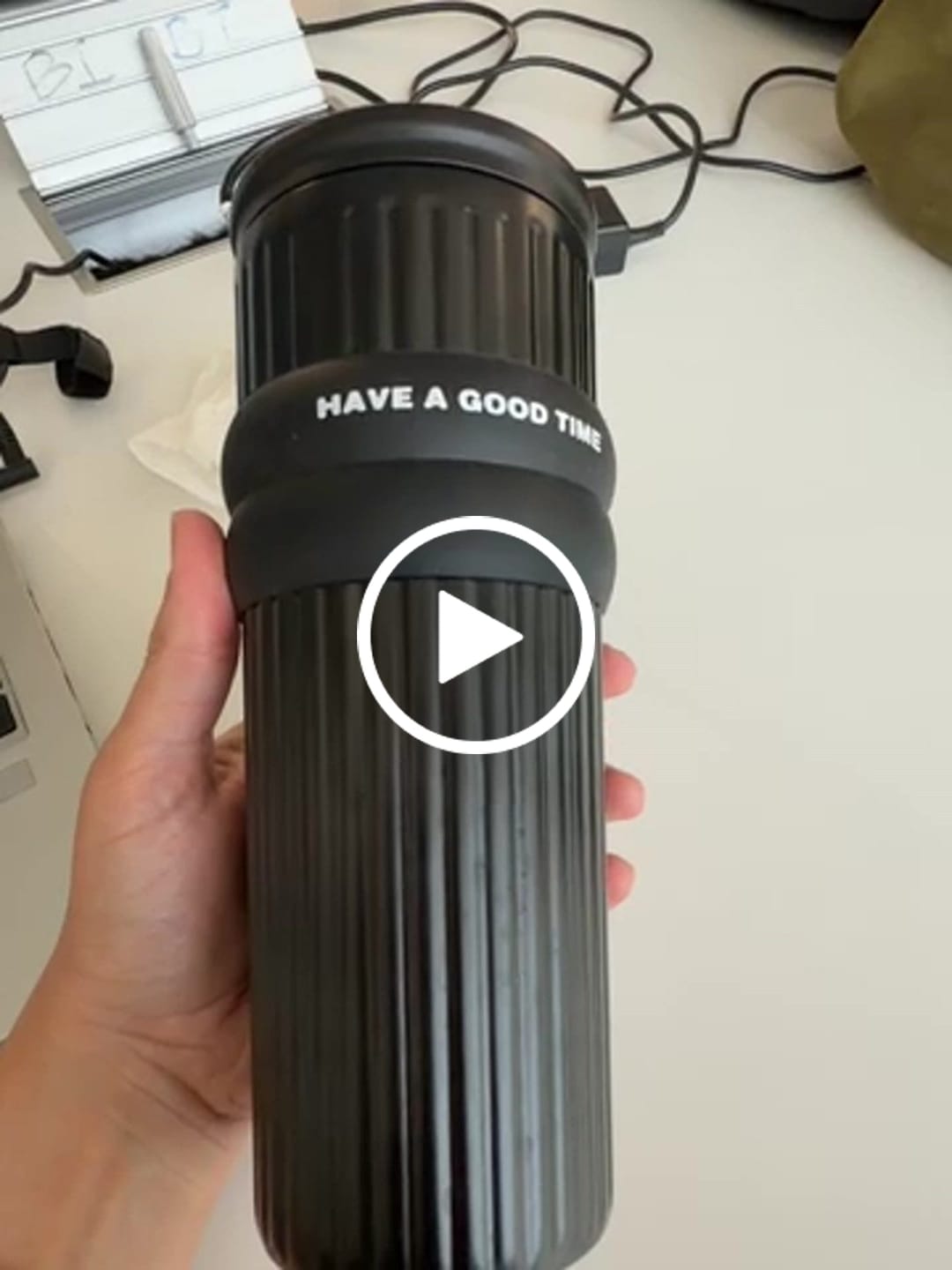 Customer video review of 720ml Double Insulated Tumbler