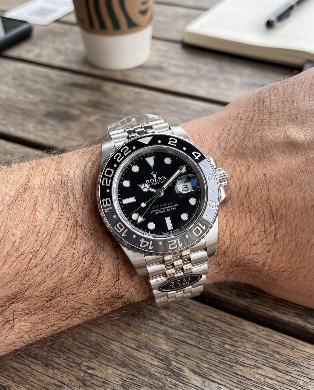 Customer photo review of ROLEX GMT MASTER II BRUCE WAYNE SUIZO