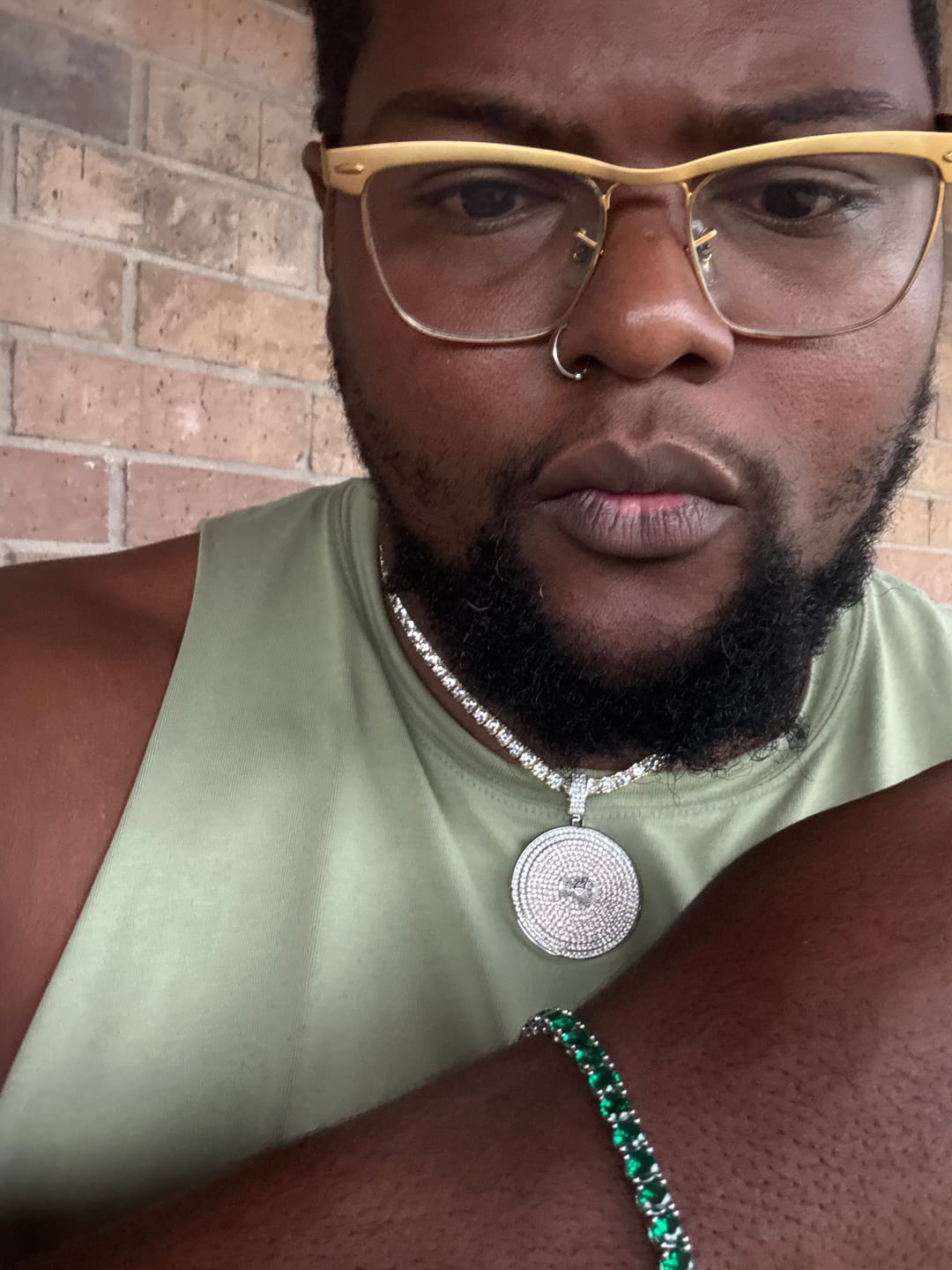 Customer photo review of 4.5mm Tennis Chain - Gold
